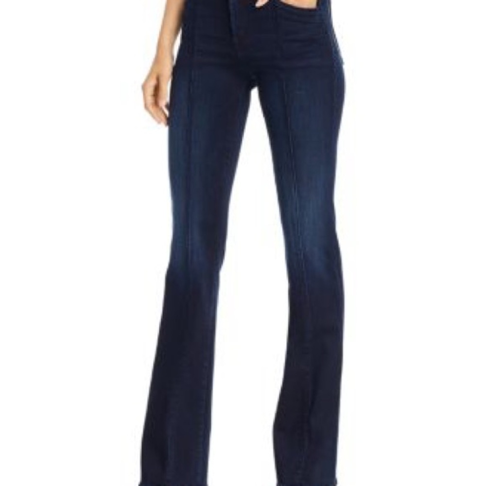 NWT MOTHER Denim Slant Flare Jeans Size 30
